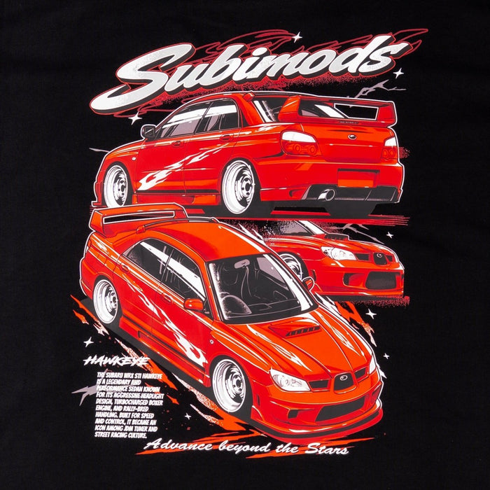 Subimods Official "Hawkeye v2" Short Sleeve Shirt Black - SM-3054-S - Subimods.com