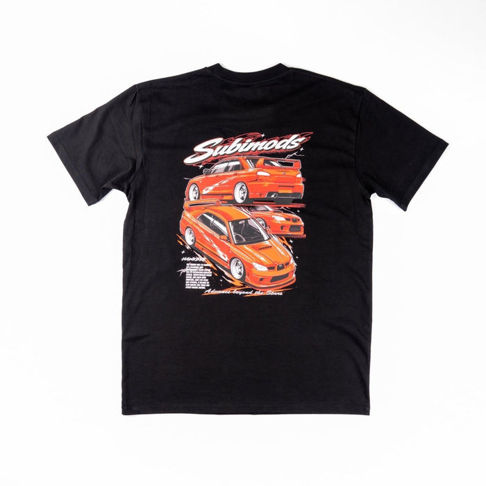 Subimods Official "Hawkeye v2" Short Sleeve Shirt Black - SM-3054-S - Subimods.com