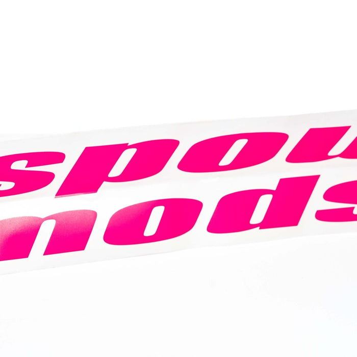 Subimods Official "Italic JDM Style" Transfer Style Sticker Pair Luminous Pink - SM-2170 - Subimods.com