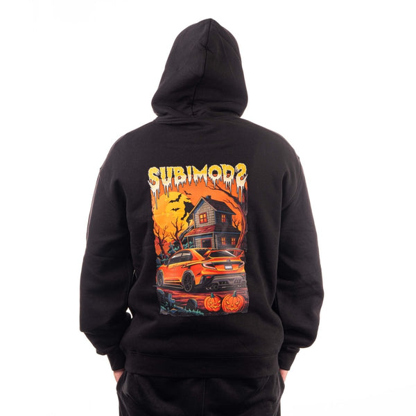 Subimods Spooky Vibes Hoodie Black for Subaru WRX — Subimods.com