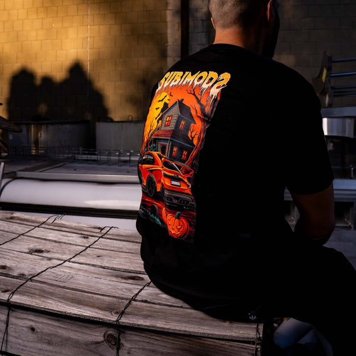 Subimods Official Limited Edition "Spooky Vibes" Short Sleeve Shirt Black - SM-2283-S - Subimods.com