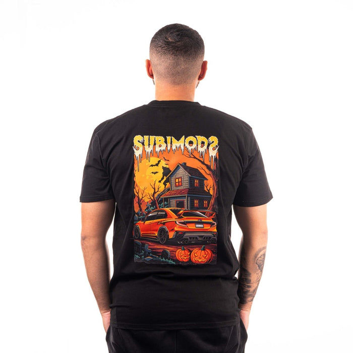 Subimods Official Limited Edition "Spooky Vibes" Short Sleeve Shirt Black - SM-2283-S - Subimods.com