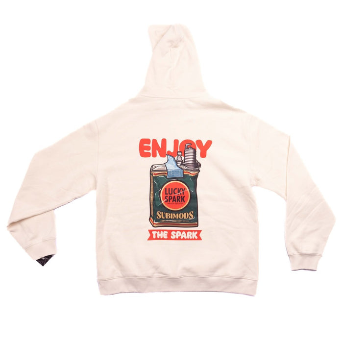 Subimods Official "Lucky Spark" Hooded Sweatshirt Bone - SM-2292-S - Subimods.com