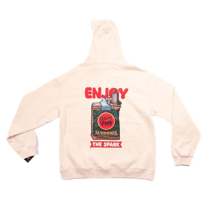 Subimods Official "Lucky Spark" Hooded Sweatshirt Bone - SM-2292-S - Subimods.com