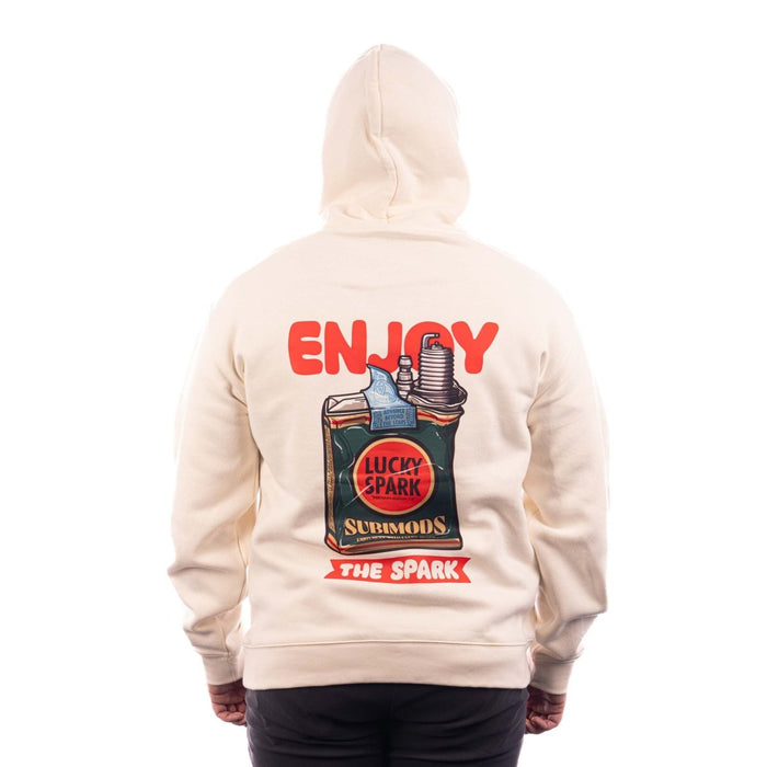 Subimods Official "Lucky Spark" Hooded Sweatshirt Bone - SM-2292-S - Subimods.com