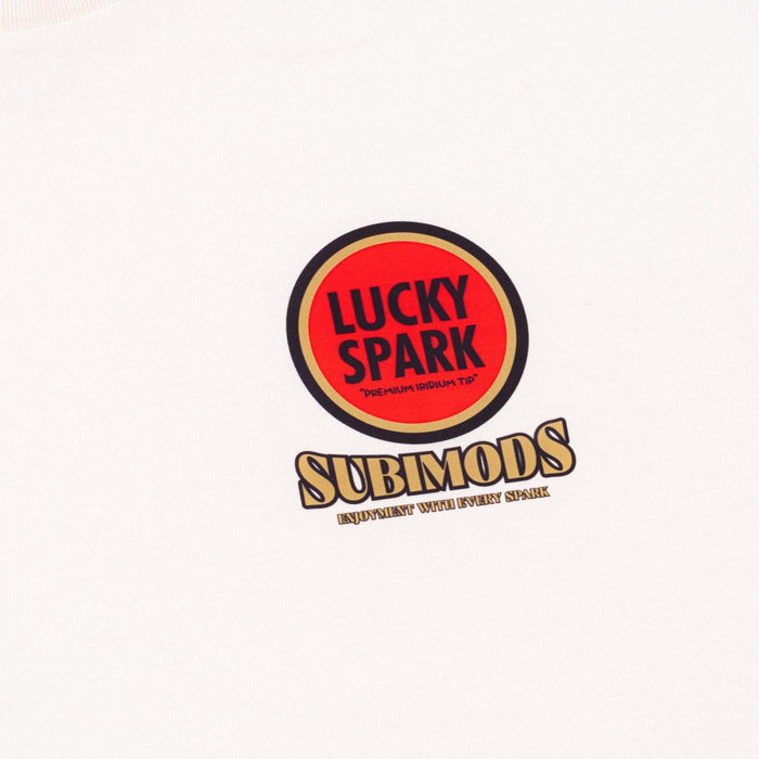 Subimods Official "Lucky Spark" Short Sleeve Shirt Bone - SM - 2275 - S - Subimods.com