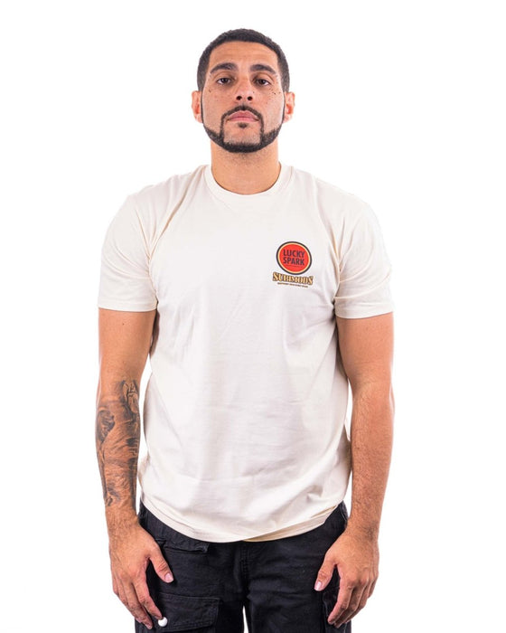 Subimods Official "Lucky Spark" Short Sleeve Shirt Bone - SM - 2275 - S - Subimods.com