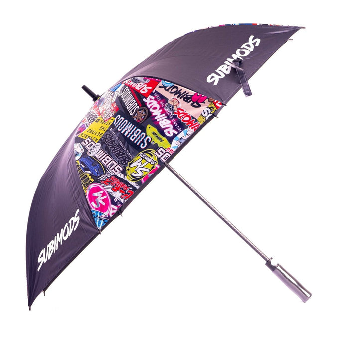 Subimods Official "Mixed Up" Umbrella Black - SM-3047 - Subimods.com