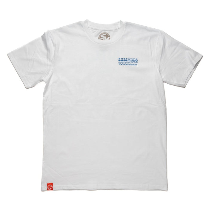 Subimods Official "Mod - E" Short Sleeve Shirt White - SM-3082-S - Subimods.com