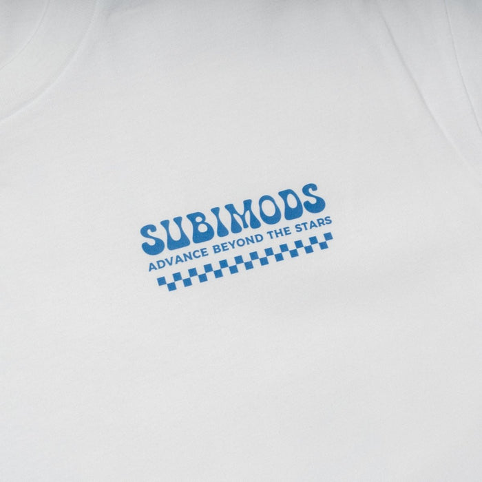 Subimods Official "Mod - E" Short Sleeve Shirt White - SM-3082-S - Subimods.com