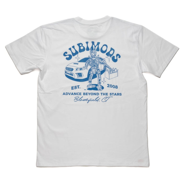Subimods Official "Mod - E" Short Sleeve Shirt White - SM-3082-S - Subimods.com