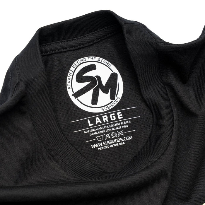 Subimods Official "Modded Mind" Short Sleeve Shirt Black - SM-3083-S - Subimods.com