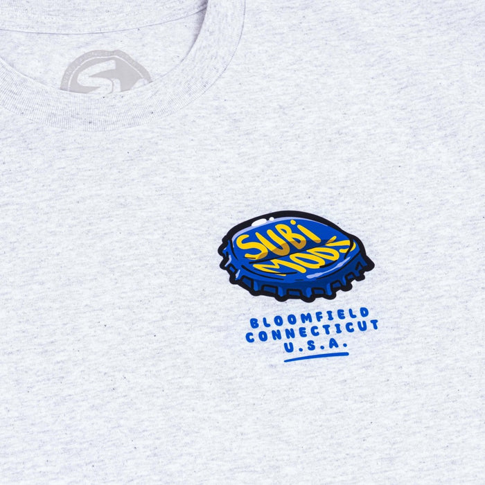 Subimods Official "Multi - Tool" Short Sleeve Shirt White Heather - SM - 2276 - S - Subimods.com