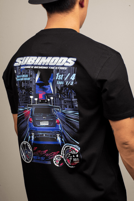 Subimods Official "NFS VIBES" Short Sleeve Shirt Black - SM-3124-S - Subimods.com