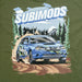 Subimods Official "Rally Over Everything" Short Sleeve Shirt Army Green - SM-2285-S - Subimods.com