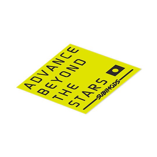 Subimods Official Slap Series "ABTS Neon Yellow" Sticker - SM-2163 - Subimods.com