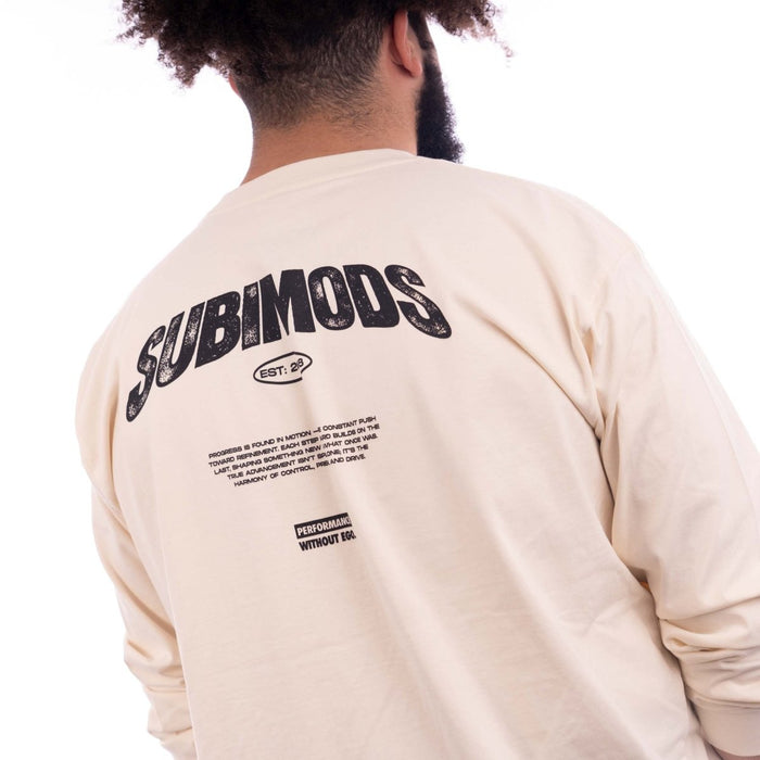 Subimods Official "SM Type 1" Long Sleeve Shirt Ecru - SM-3039-S - Subimods.com