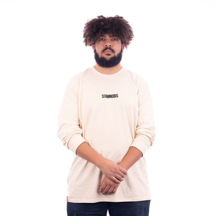 Subimods Official "SM Type 1" Long Sleeve Shirt Ecru - SM-3039-S - Subimods.com
