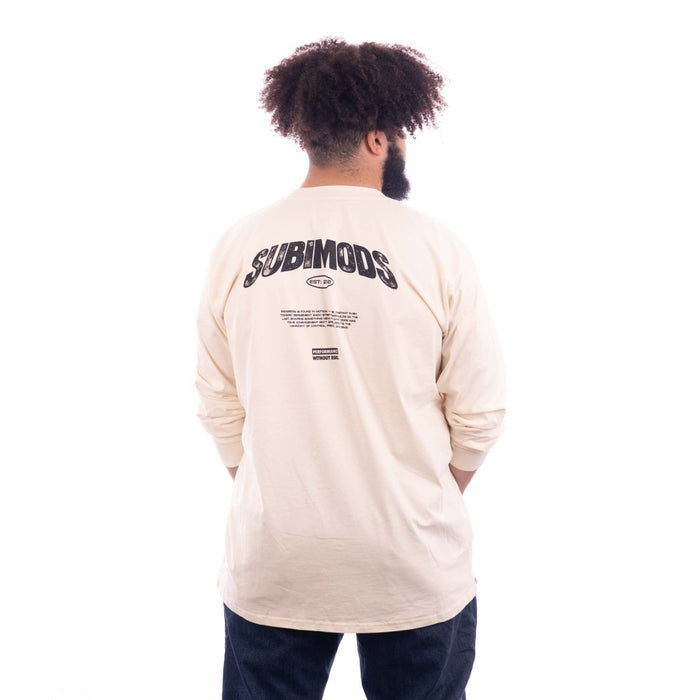 Subimods Official "SM Type 1" Long Sleeve Shirt Ecru - SM-3039-S - Subimods.com