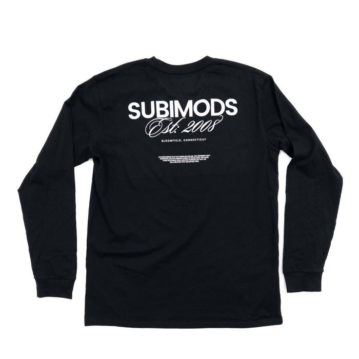 Subimods Official "SM Type 2" Long Sleeve Shirt Black - SM-3040-S - Subimods.com