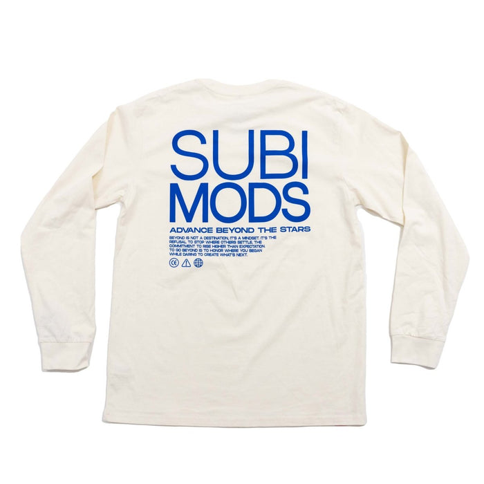 Subimods Official "SM Type 3" Long Sleeve Shirt Ecru - SM-3033-S - Subimods.com