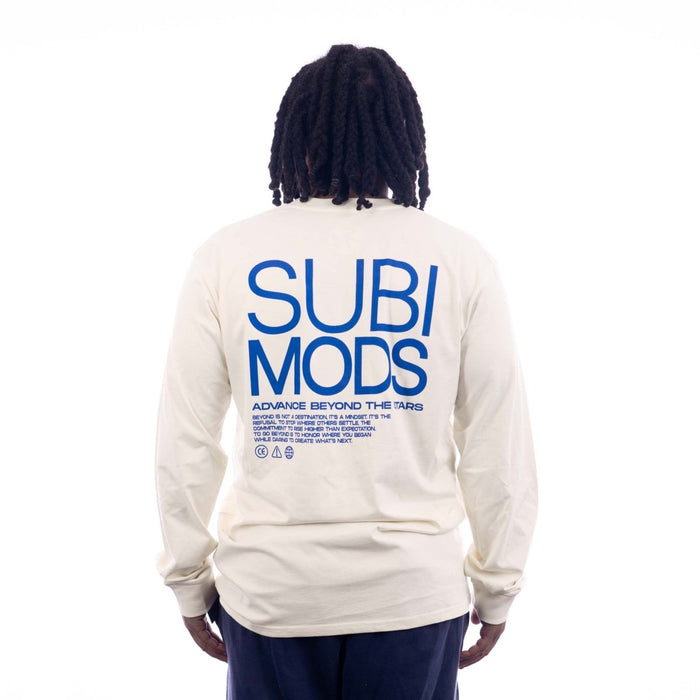 Subimods Official "SM Type 3" Long Sleeve Shirt Ecru - SM-3033-S - Subimods.com