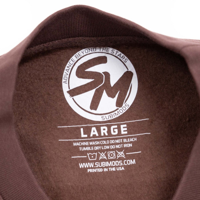 Subimods Official "SM Type 4" Crew Neck Chesnut - SM-3035-S - Subimods.com