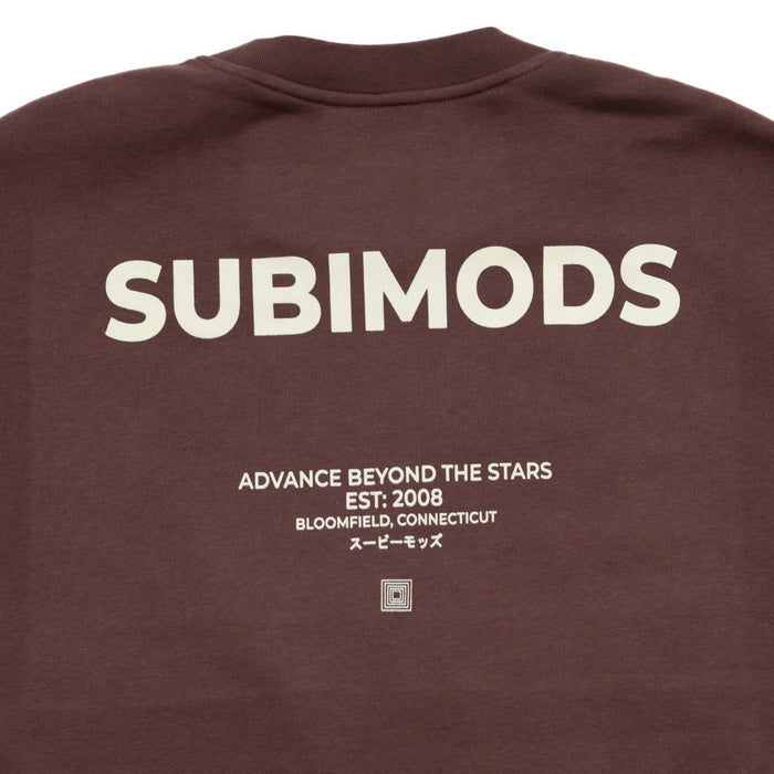 Subimods Official "SM Type 4" Crew Neck Chesnut - SM-3035-S - Subimods.com