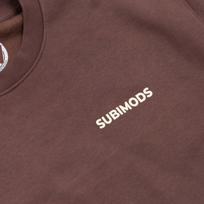 Subimods Official "SM Type 4" Crew Neck Chesnut - SM-3035-S - Subimods.com