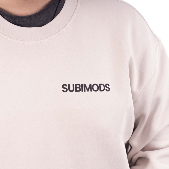 Subimods Official "SM Type 5" Crew Neck Bone - SM-3036-S - Subimods.com