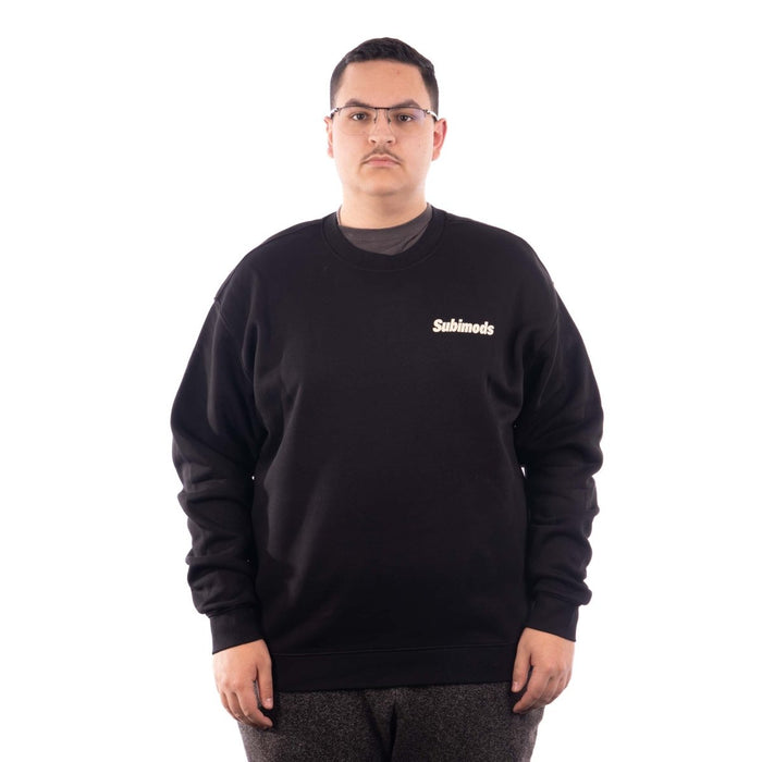 Subimods Official "SM Type 6" Crew Neck Black - SM-3038-S - Subimods.com