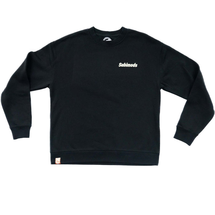 Subimods Official "SM Type 6" Crew Neck Black - SM-3038-S - Subimods.com