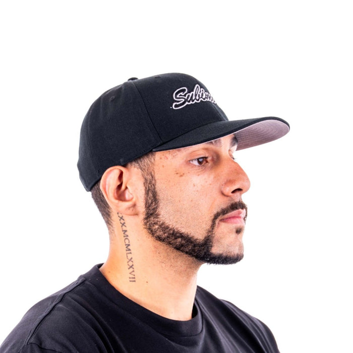 Subimods Official Snapback Cap Black w/ Stadium Style Logo - SM - 2224 - Subimods.com