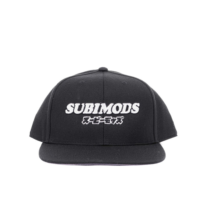 Subimods Official Snapback Cap Black w/ Urban Kanji Style Logo - SM - 2223 - Subimods.com