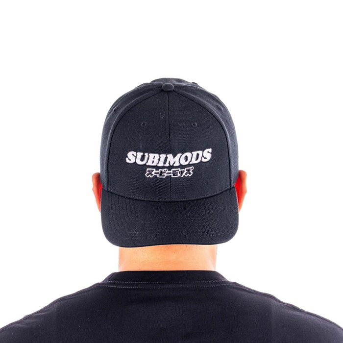 Subimods Official Snapback Cap Black w/ Urban Kanji Style Logo - SM - 2223 - Subimods.com