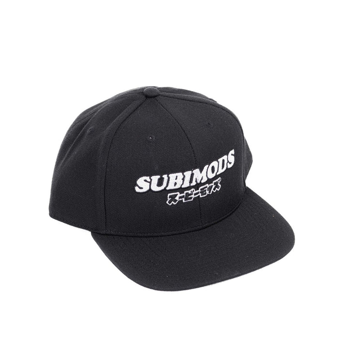 Subimods Official Snapback Cap Black w/ Urban Kanji Style Logo - SM - 2223 - Subimods.com