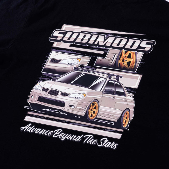 Subimods Official Street Legend Series "Function and Form" Short Sleeve Shirt Black - SM - 2210 - S - Subimods.com