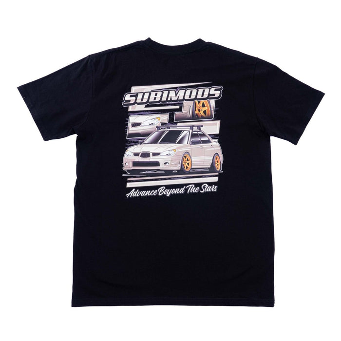 Subimods Official Street Legend Series "Function and Form" Short Sleeve Shirt Black - SM - 2210 - S - Subimods.com
