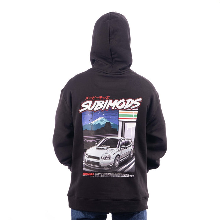 Subimods Official Street Legend Series "Late Night" Hooded Sweatshirt Black - SM-2289-S - Subimods.com