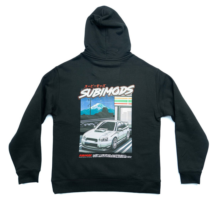 Subimods Official Street Legend Series "Late Night" Hooded Sweatshirt Black - SM-2289-S - Subimods.com