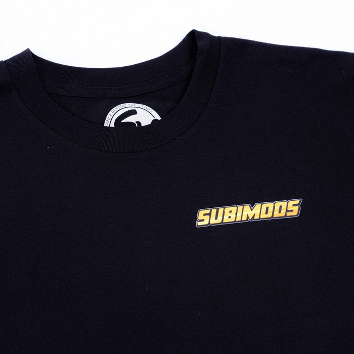 Subimods Official Street Legend Series "RWD vs AWD" Short Sleeve Shirt Black - SM - 2217 - S - Subimods.com