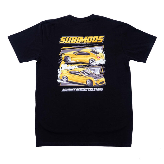 Subimods Official Street Legend Series "RWD vs AWD" Short Sleeve Shirt Black - SM - 2217 - S - Subimods.com