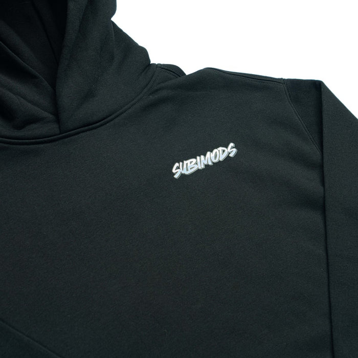 Subimods Official Street Legend Series "Sakura Rumble" Hooded Sweatshirt Black - SM-2291-S - Subimods.com