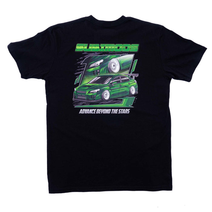 Subimods Official Street Legend Series "The Hulk" Short Sleeve Shirt Black - SM - 2218 - S - Subimods.com