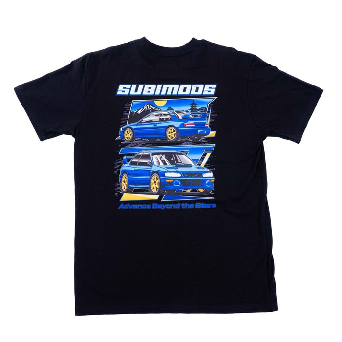 Subimods Official Street Legend Series "THE OG" Short Sleeve Shirt Black - SM - 2212 - S - Subimods.com