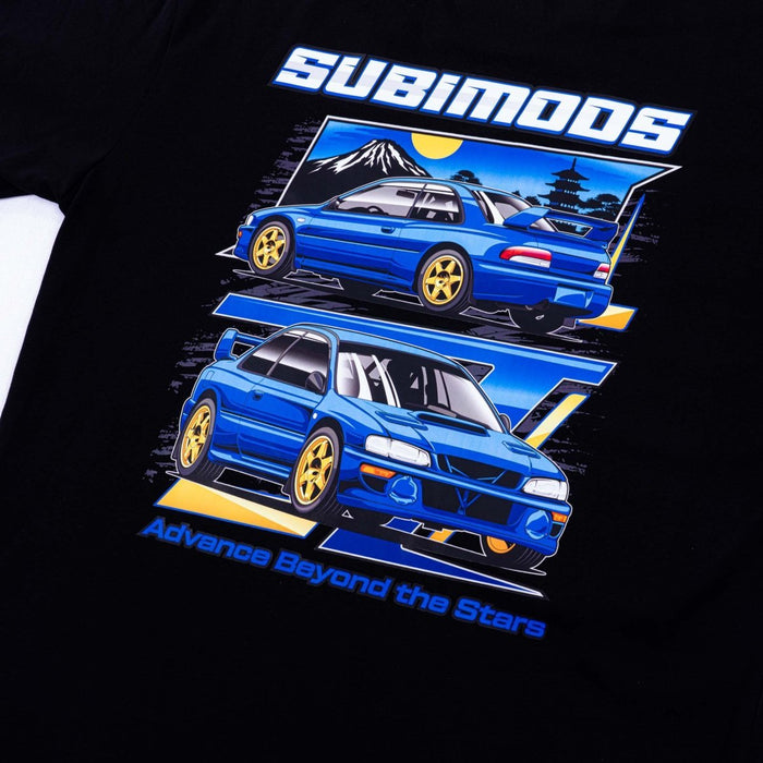 Subimods Official Street Legend Series "THE OG" Short Sleeve Shirt Black - SM - 2212 - S - Subimods.com