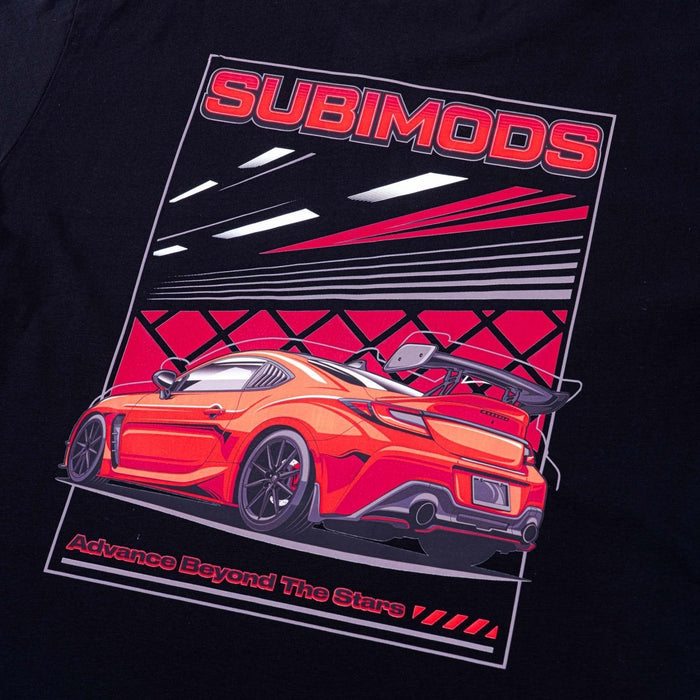 Subimods Official Street Legend Series "Tuner Style" Short Sleeve Shirt Black - SM - 2213 - S - Subimods.com