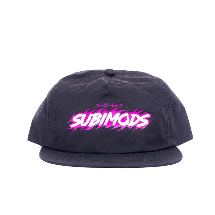 Subimods Official Surf Cap Black w/ Purple Street Heat Style Logo - SM - 2219 - Subimods.com