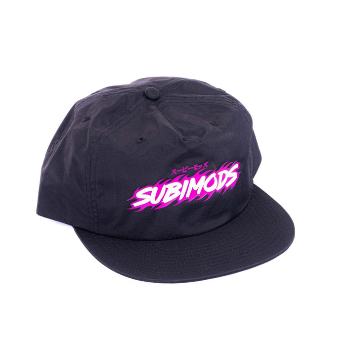 Subimods Official Surf Cap Black w/ Purple Street Heat Style Logo - SM - 2219 - Subimods.com