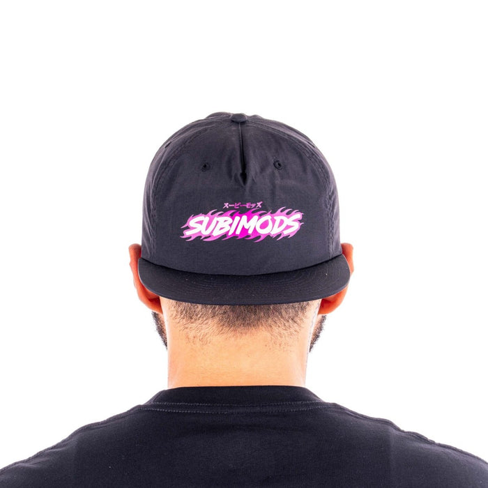 Subimods Official Surf Cap Black w/ Purple Street Heat Style Logo - SM - 2219 - Subimods.com